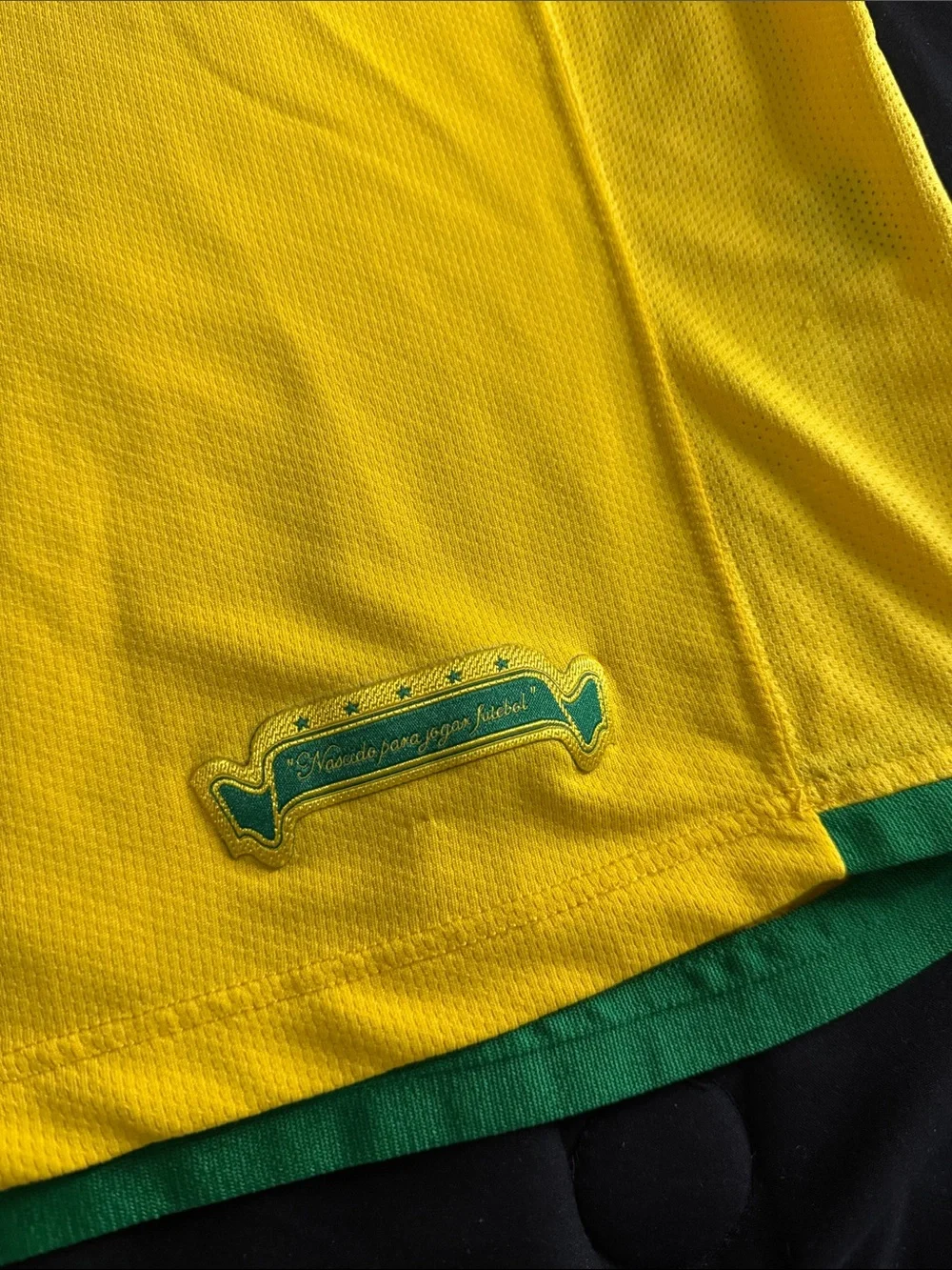 VINTAGE Brazil 🇧🇷 #10 Ronaldinho 2006 FIFA World Cup Nike Home Jersey
